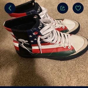 Ralph Lauren Polo Shoes size 9.5 basically new.